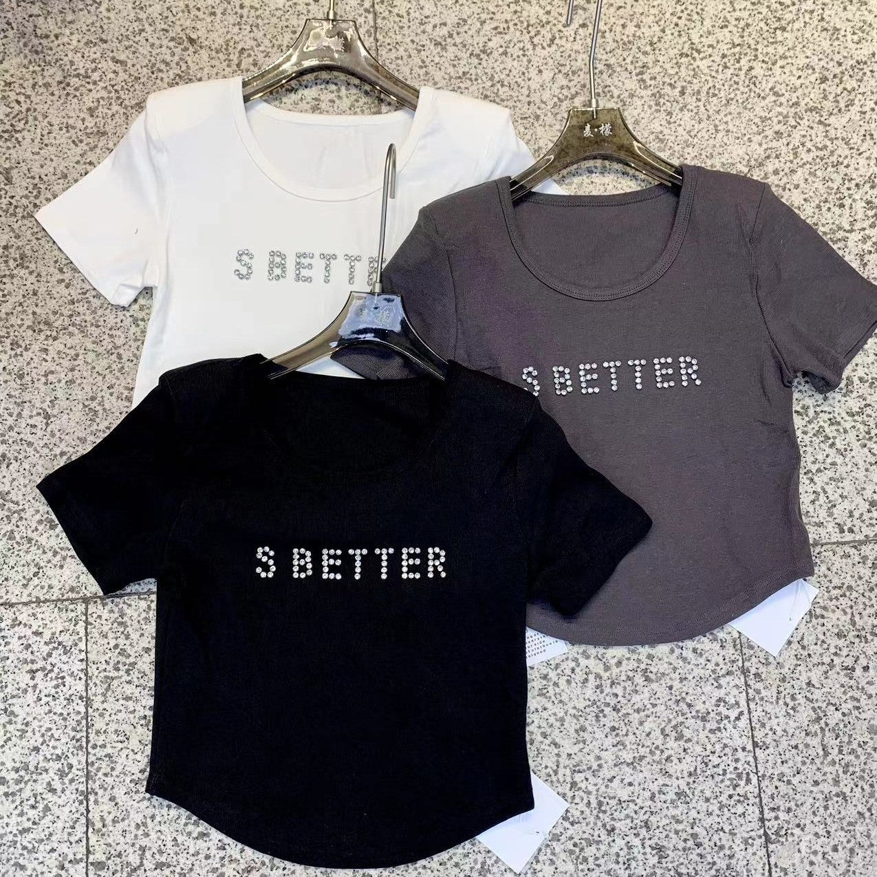 7025 ULOVED Hot drill short suit short sleeves